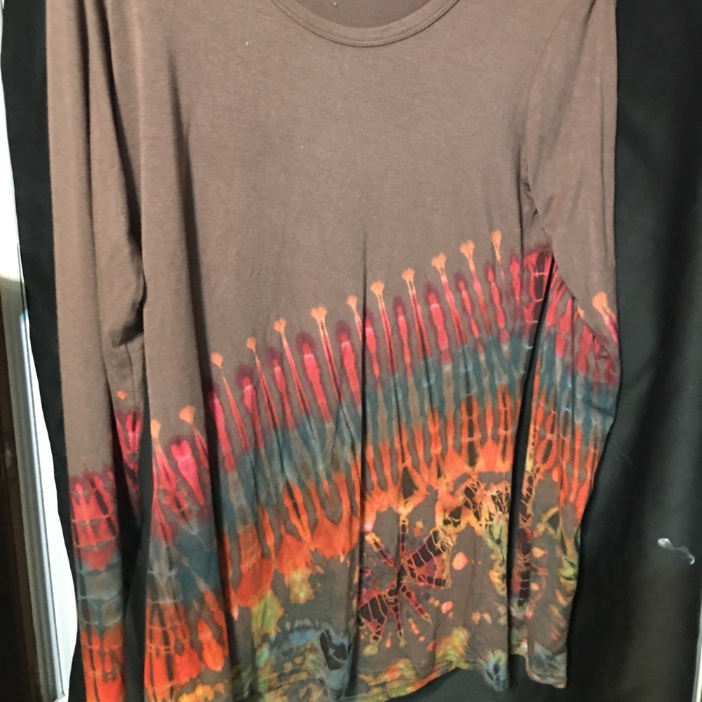 Gypsy Rose Shirt Tye Dye Pattern
